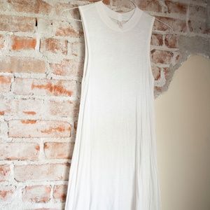 Xhilaration White Flowy Tank Top Dress